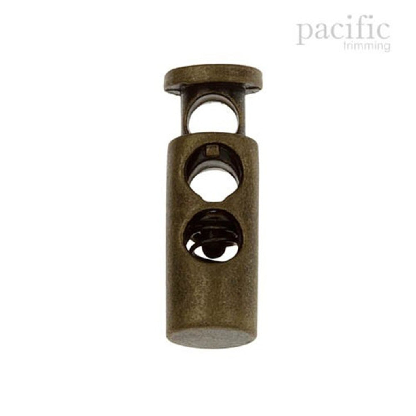 4mm Metal Cord Lock Antique Brass