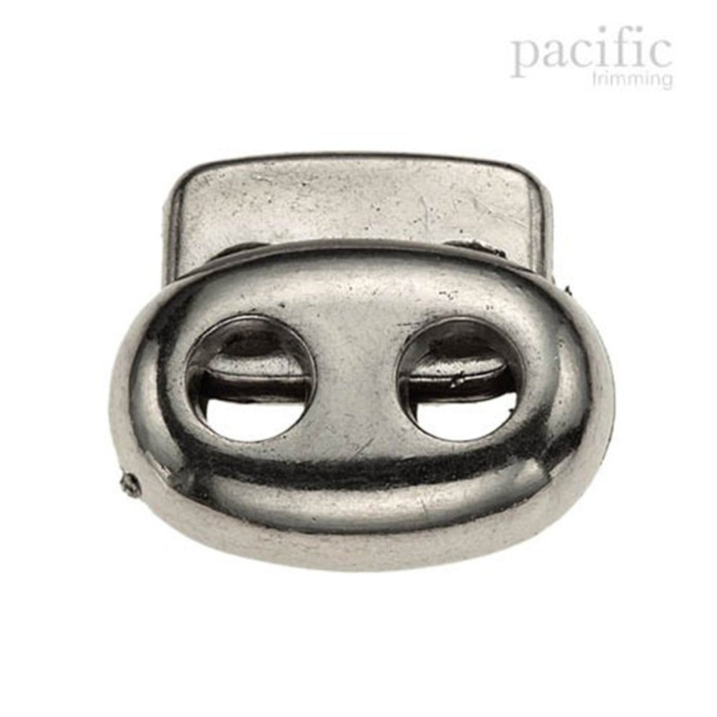 4mm Plastic Cord Lock Silver