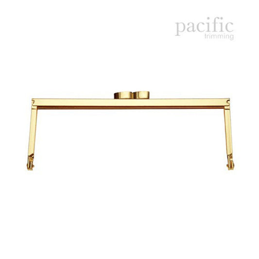 6.25 Inch Metal Purse Frame Handle Gold