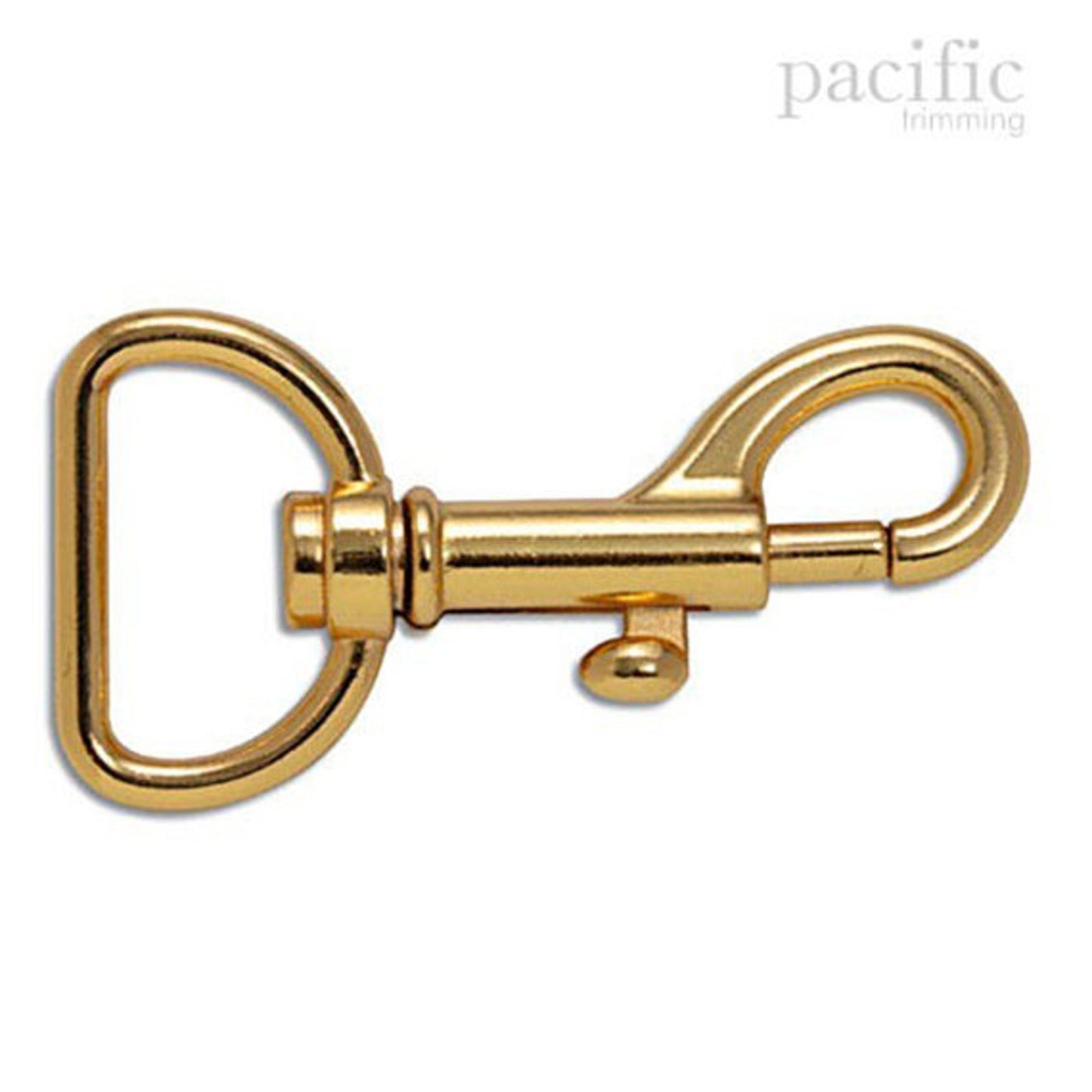 0.75 Inch Swivel Snap Hook Gold