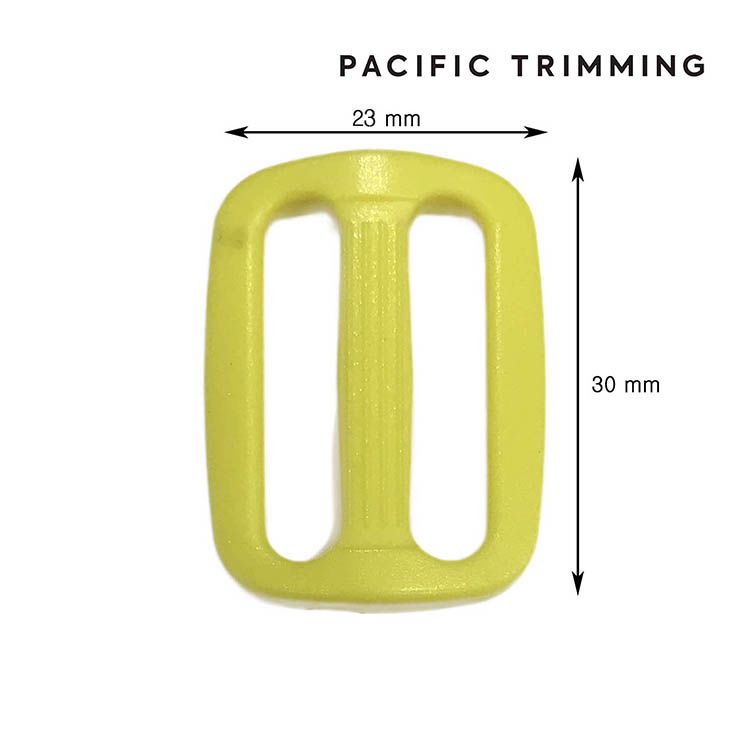 30mm Buckles Slider Plastic Webbing Buckle Yellow