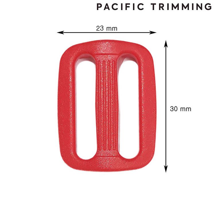 30mm Buckles Slider Plastic Webbing Buckle Red