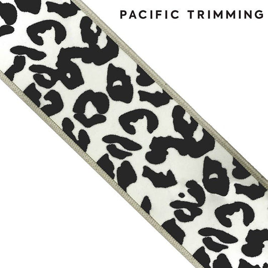 1 3/16 Inch Leopard Patterned Glow in the Dark Elastic