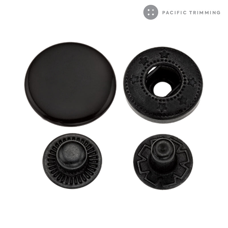 Buy Metal Leather Snap Buttons 10mm Spring Snap Fasteners Kit Online in  India 