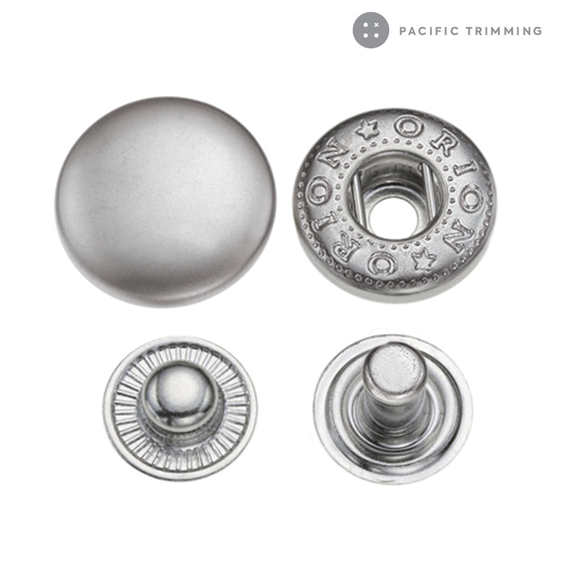 Premium Quality Standard Spring Snap Fastener Matte Silver – Pacific  Trimming