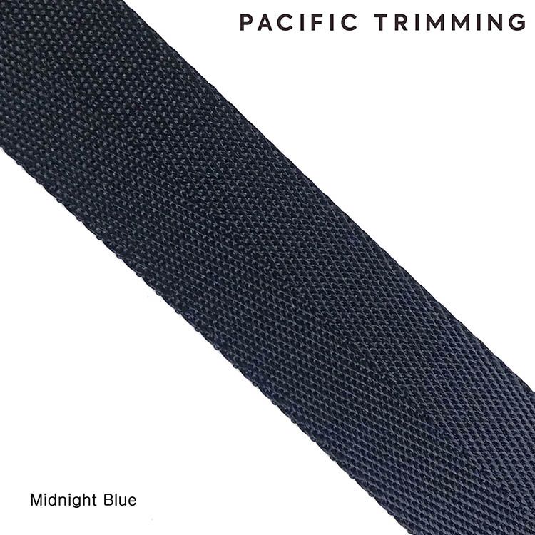 1 Inch Nylon Webbing Midnight Blue