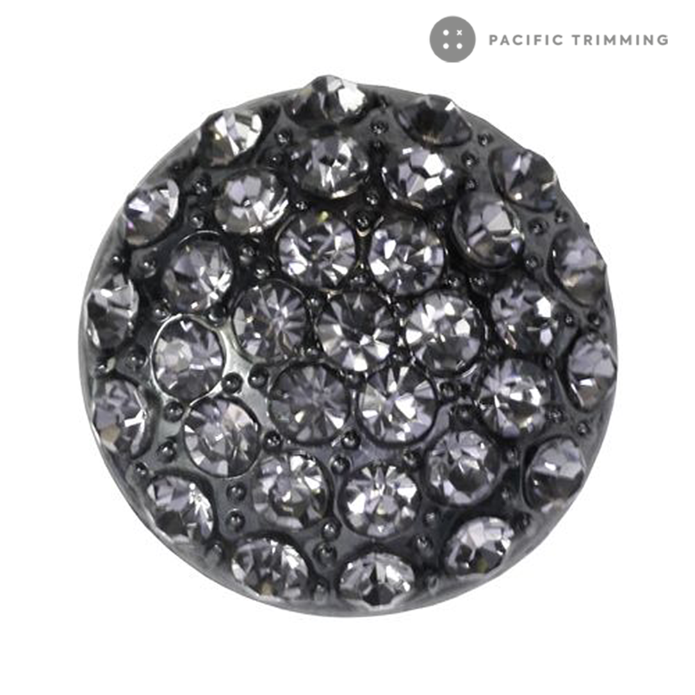 Round Dome Shape Rhinestone Button 120227RS