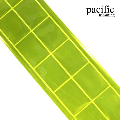 2 Inch Reflective Vinyl Tape Neon Yellow