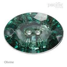 Load image into Gallery viewer, 2 Hole Oval Shape Acrylic Glass Button 120116GC
