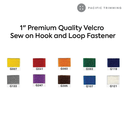 Premium Quality Velcro Sew on Hook and Loop Fastener Tape Multiple Colors