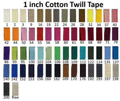 Cotton Herringbone Twill Tape