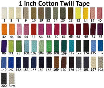 Cotton Herringbone Twill Tape