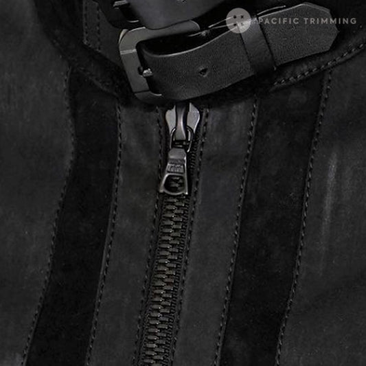 Riri Zipper M8 One Way Black Teeth Metal Zipper