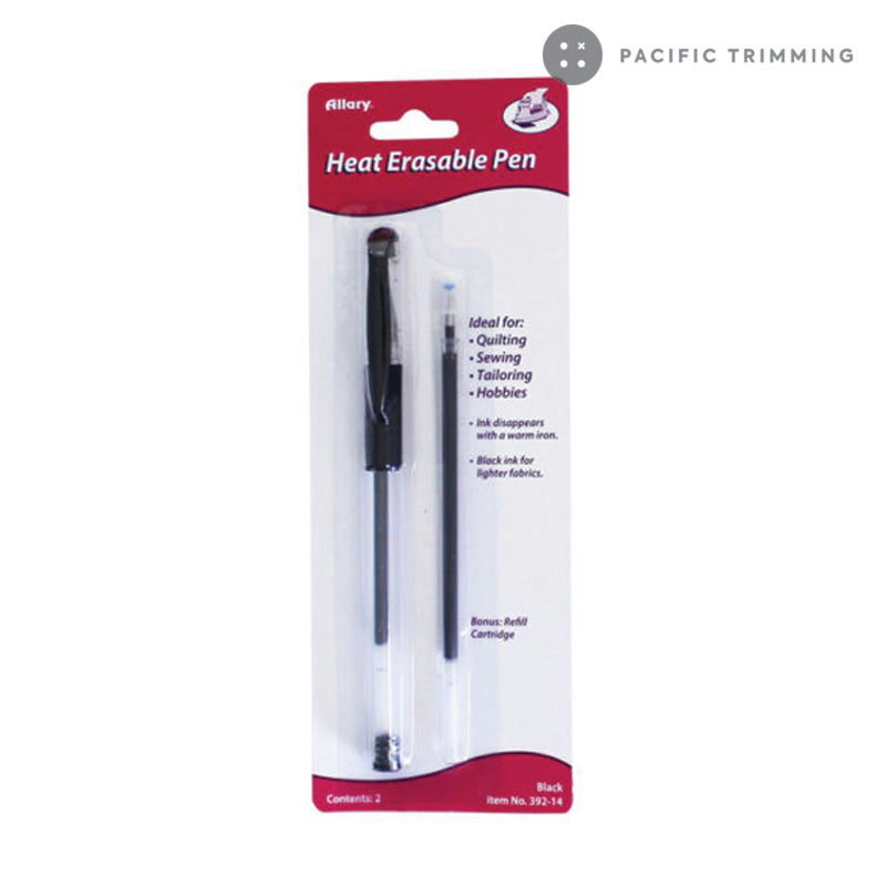 Allary Heat Erasable Pen, Black