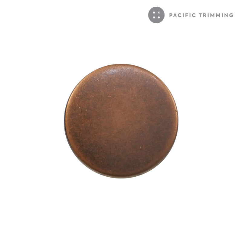 Basic Flat Copper Shank Button