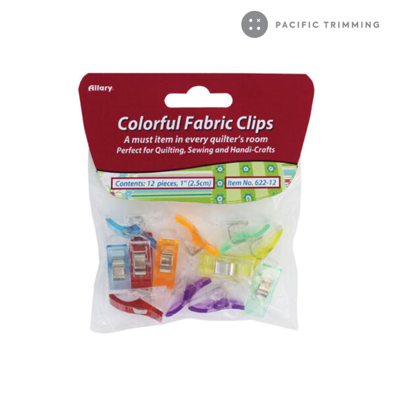 Allary Colorful Fabric Clips