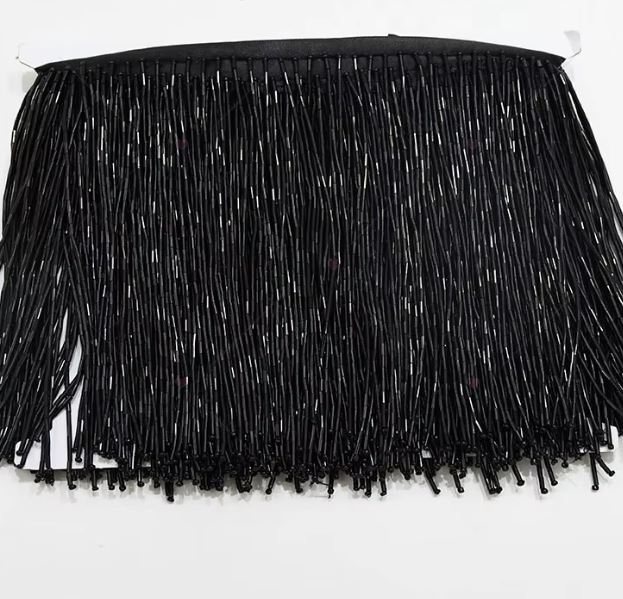 Glass Beaded Tassel Fringe Trim
