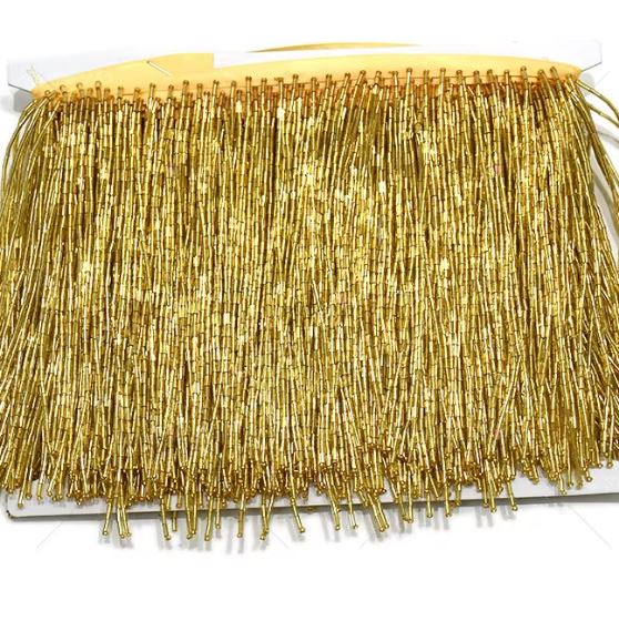 Glass Beaded Tassel Fringe Trim