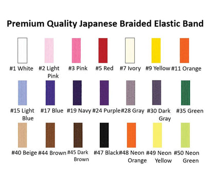 Premium Quality Japanese Braided Elastic Band