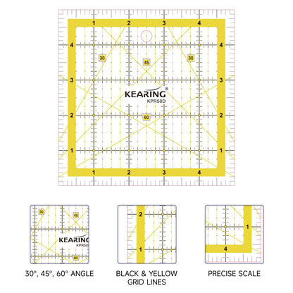 Kearing Square Quilting Ruler