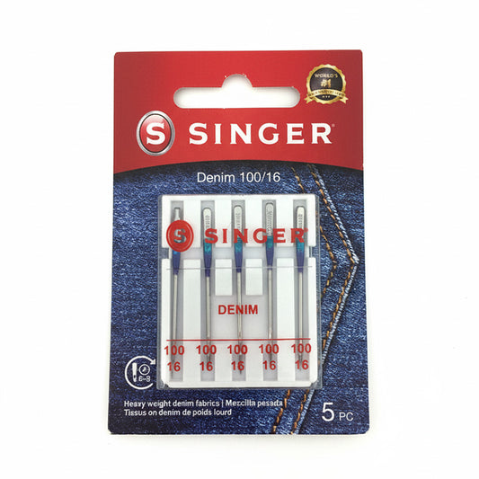 Singer Denim Needles, Size 100/16