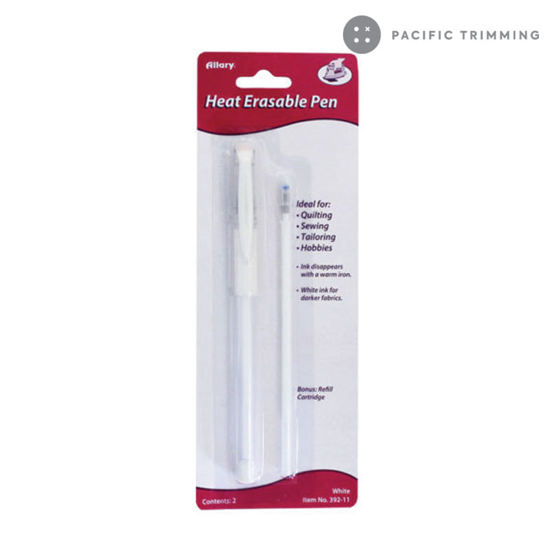 Allary Heat Erasable Pen, White