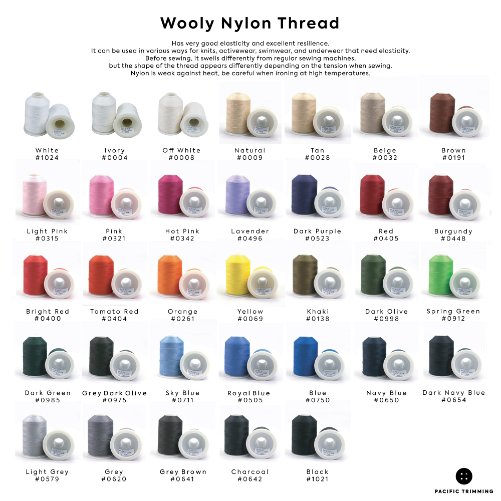 Nylon Color Chart
