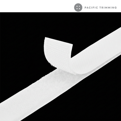 Premium Quality Velcro Sew on Hook and Loop Fastener Tape White and Black