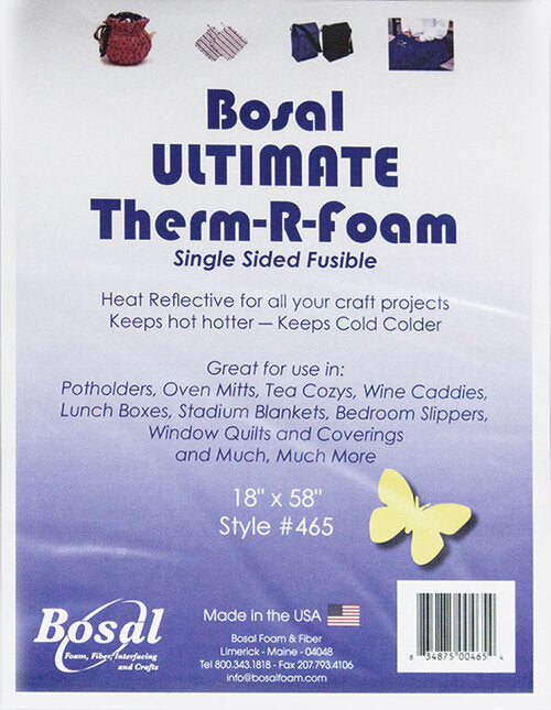 Bosal Therm-R-Foam Single Sided Fusible 18" x 58" #465