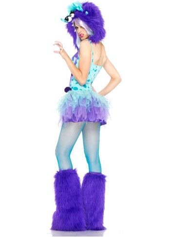 Adorable Fluffy Monster for Halloween Costume