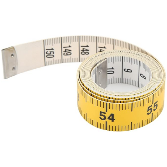 60" tape measure (Both cm and in) - yellow