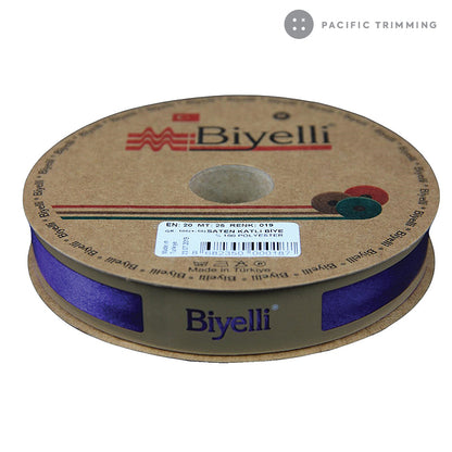 Biyelli 3/4" Satin Bias Tape #19 Dark Purple