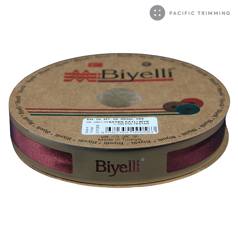 Biyelli 3/4" Satin Bias Tape #59 - Pacific Trimming