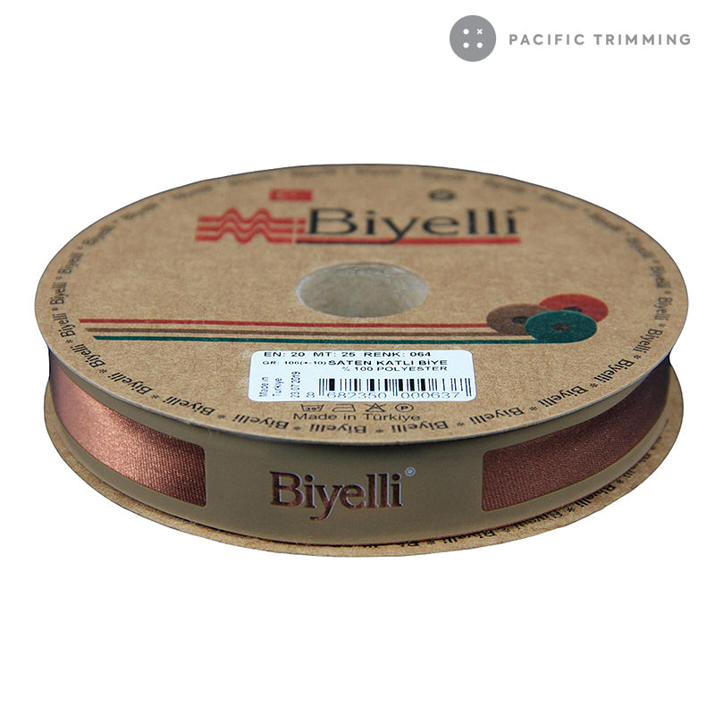 Biyelli 3/4" Satin Bias Tape #64 - Pacific Trimming