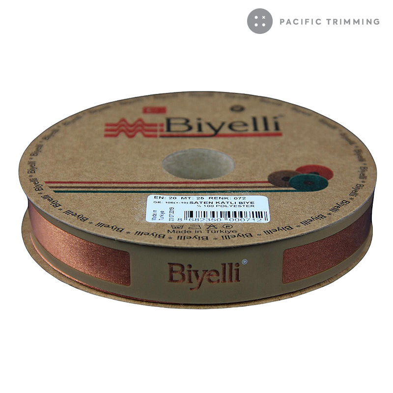 Biyelli 3/4" Satin Bias Tape #72 - Pacific Trimming