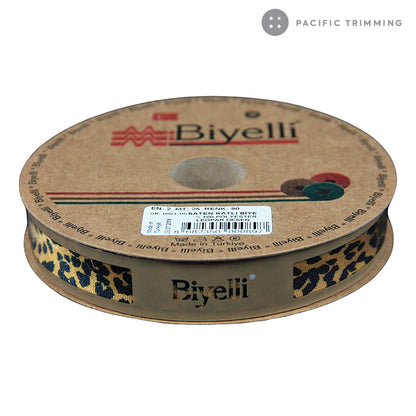 Biyelli 3/4" Satin Bias Tape #90 Leopard - Pacific Trimming