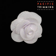 Load image into Gallery viewer, 1.5 Inch Beautiful White Rose Appliques
