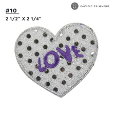 Load image into Gallery viewer, Heart Love Embroidered Iron On Patches

