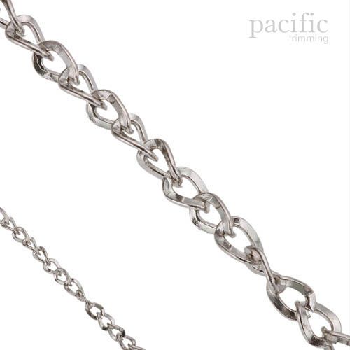 Twisted Metal Chain Silver