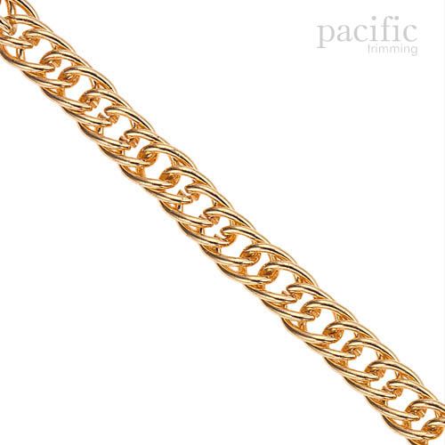 Double Linked Metal Chain Gold
