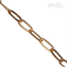 Load image into Gallery viewer, Flat Elongated Chain Gold
