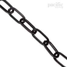 Load image into Gallery viewer, Flat Elongated Metal Chain Gunmetal
