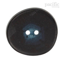 Load image into Gallery viewer, Faux Wood 2 Hole Button 120008IT Navy Blue
