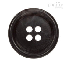 Load image into Gallery viewer, Marble Round Rim Polyester Jacket Coat Button Dark Grey
