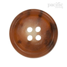 Load image into Gallery viewer, Marble Round Rim Polyester Jacket Coat Button Mahogany
