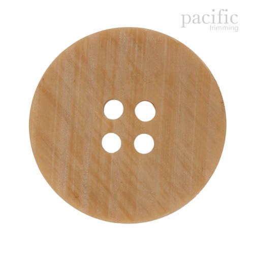 Faux Wood 4 Hole Polyester Button 120084IT