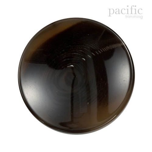 Marble Polyester Tunnel Shank Jacket Coat Button Brown