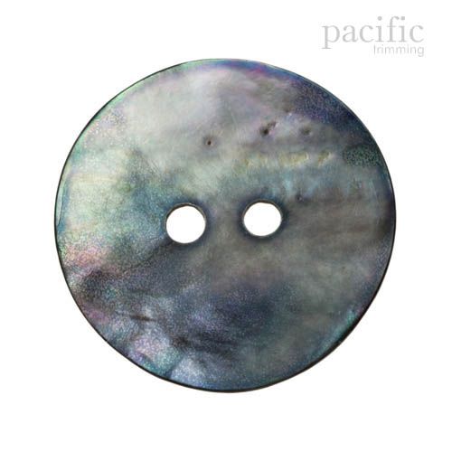 2 Hole Genuine Mother of Pearl & Abalone Shell Button 120159SH