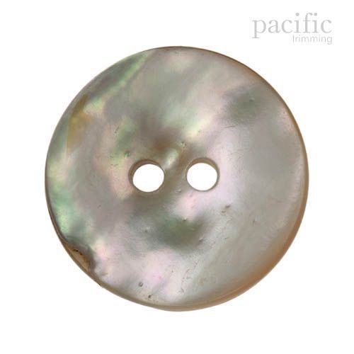 2 Hole Beige Brown Genuine Mother of Pearl & Shell Button 120191SH