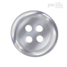 Load image into Gallery viewer, White &amp; Black Round Rim Polyester 4 Hole Shirt Button
